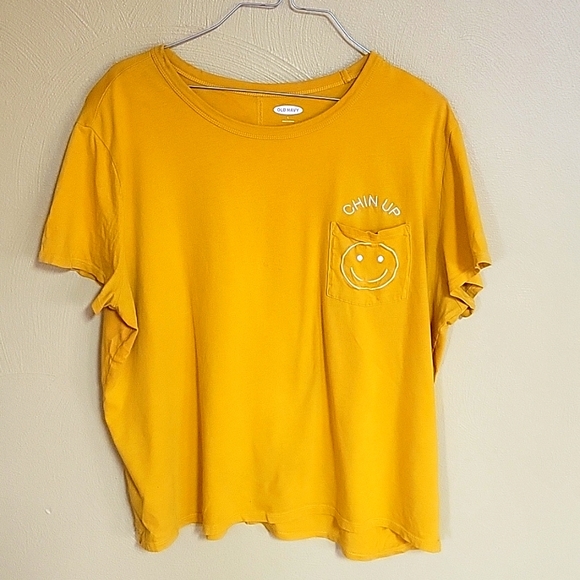 Old Navy large yellow gold tshirt - Picture 1 of 4